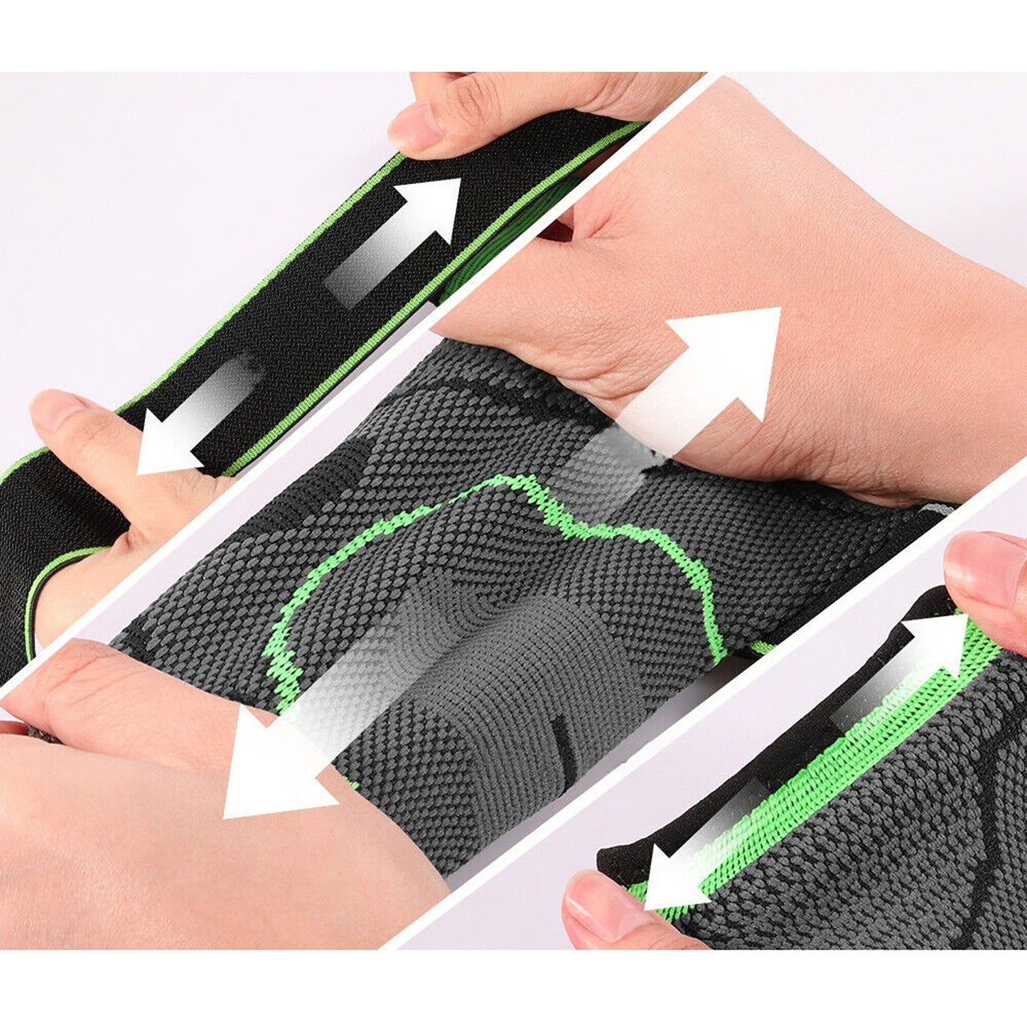 Green Ankle Brace Support Compression Sleeve for Plantar Pain Relief
