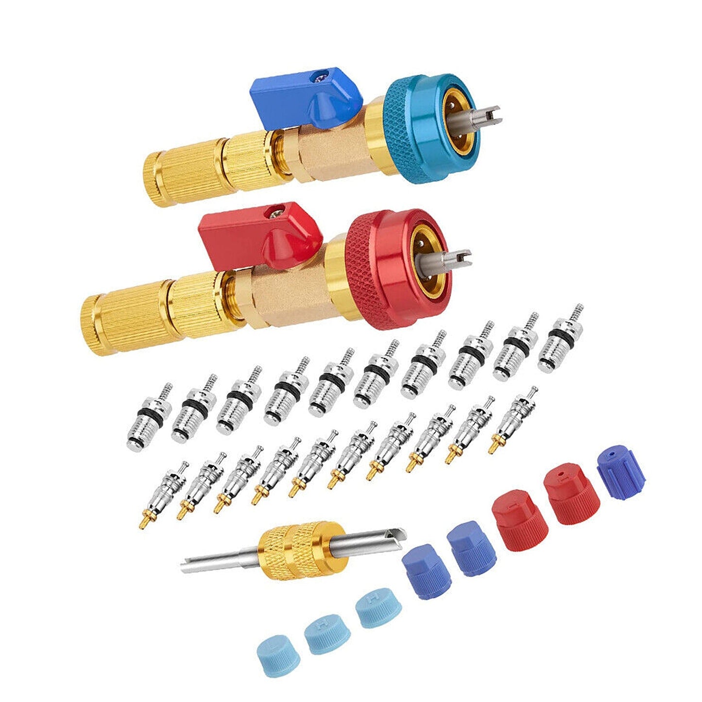 Car AC R134A Valve Core Removal Tool Set