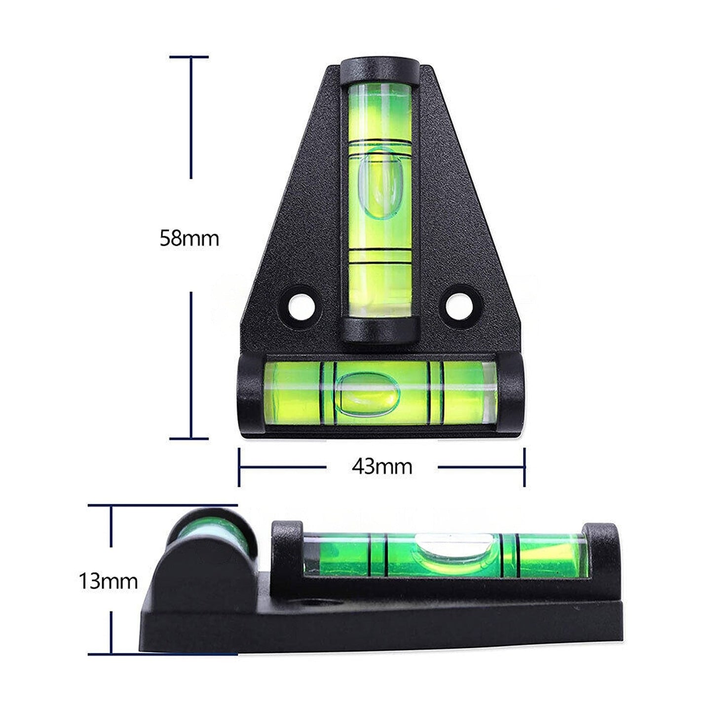 6ps T-Type Spirit Bubble Level for RV Caravan and Trailer