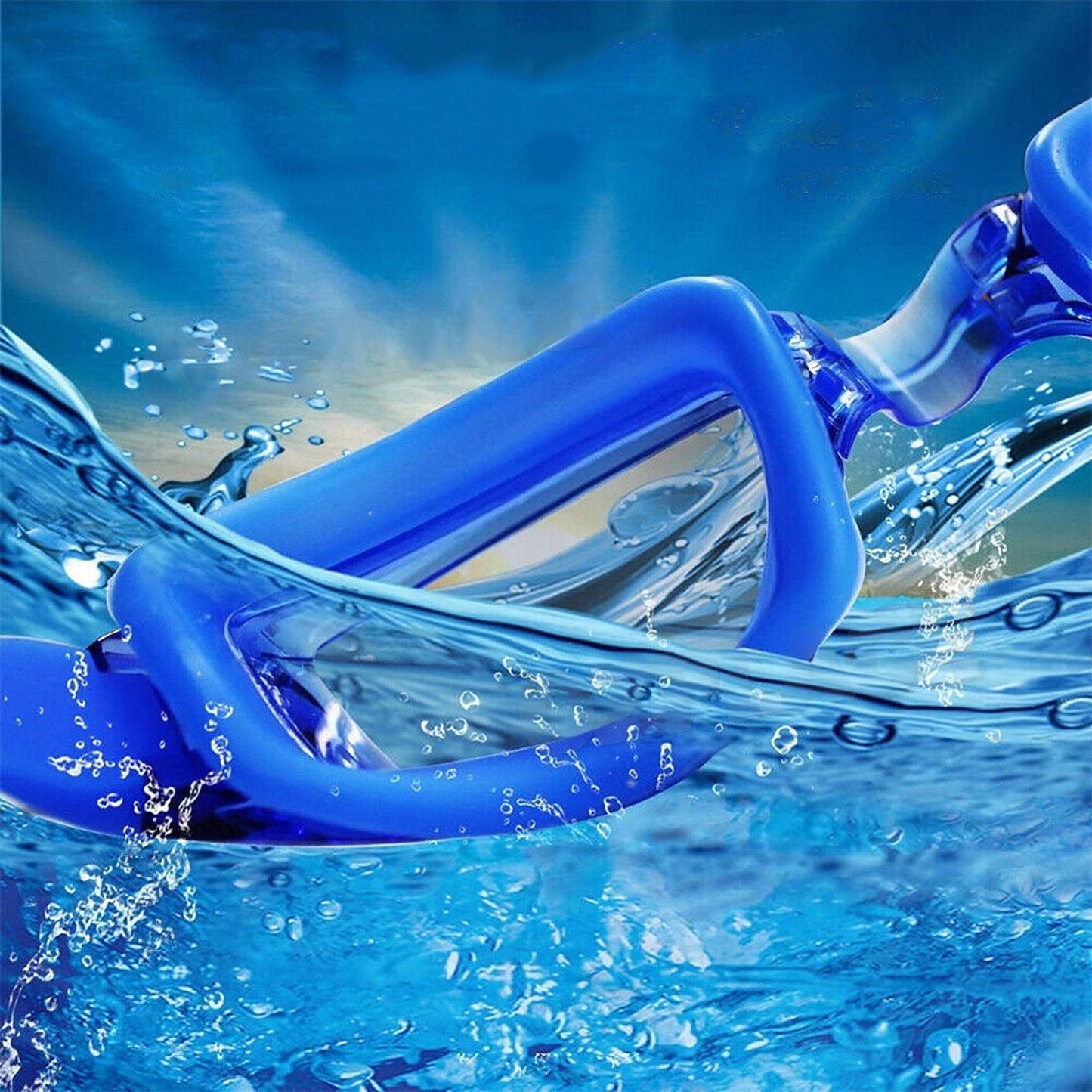 Adjustable Swimming Goggles Waterproof Anti-Fog UV Protection