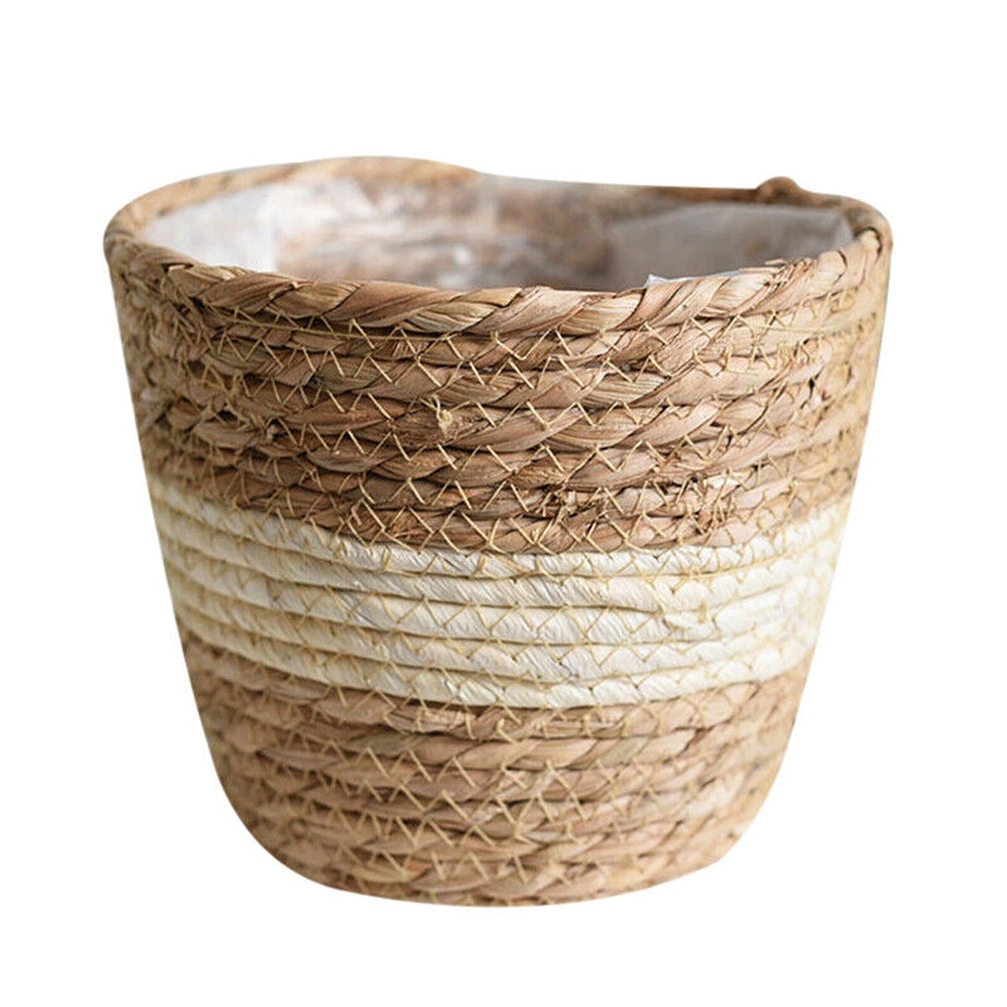 Indoor/Outdoor Grass Planter Basket Home Plant Container for Flowers
