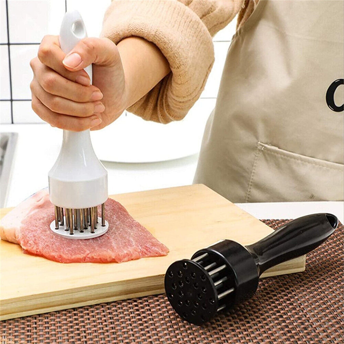 Meat Tenderizer Needle Blade Steak Mallet Kitchen Cooking Tool Hammer