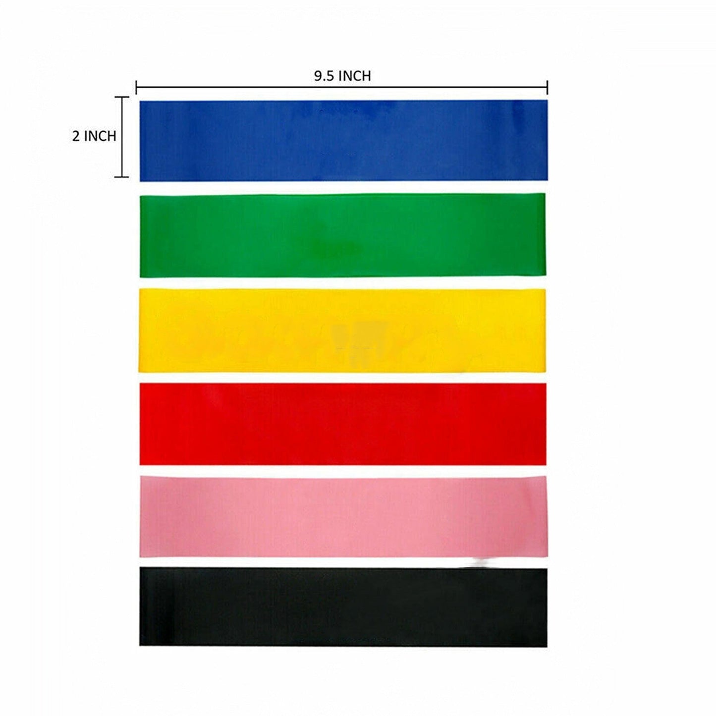 6pcs Mini Loop Resistance Bands Crossfit Fitness Strength Exercise