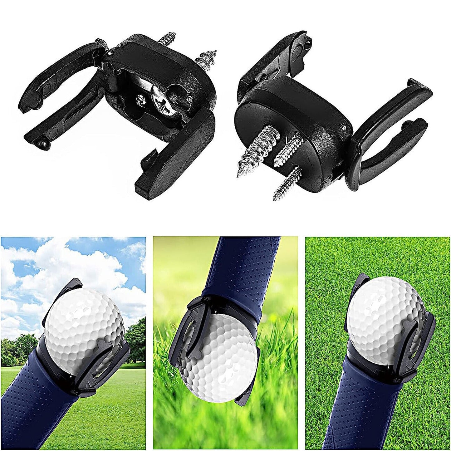 2pcs Golf Ball Retrieval Tool Back Saver Putt Retriever for Putter Grip