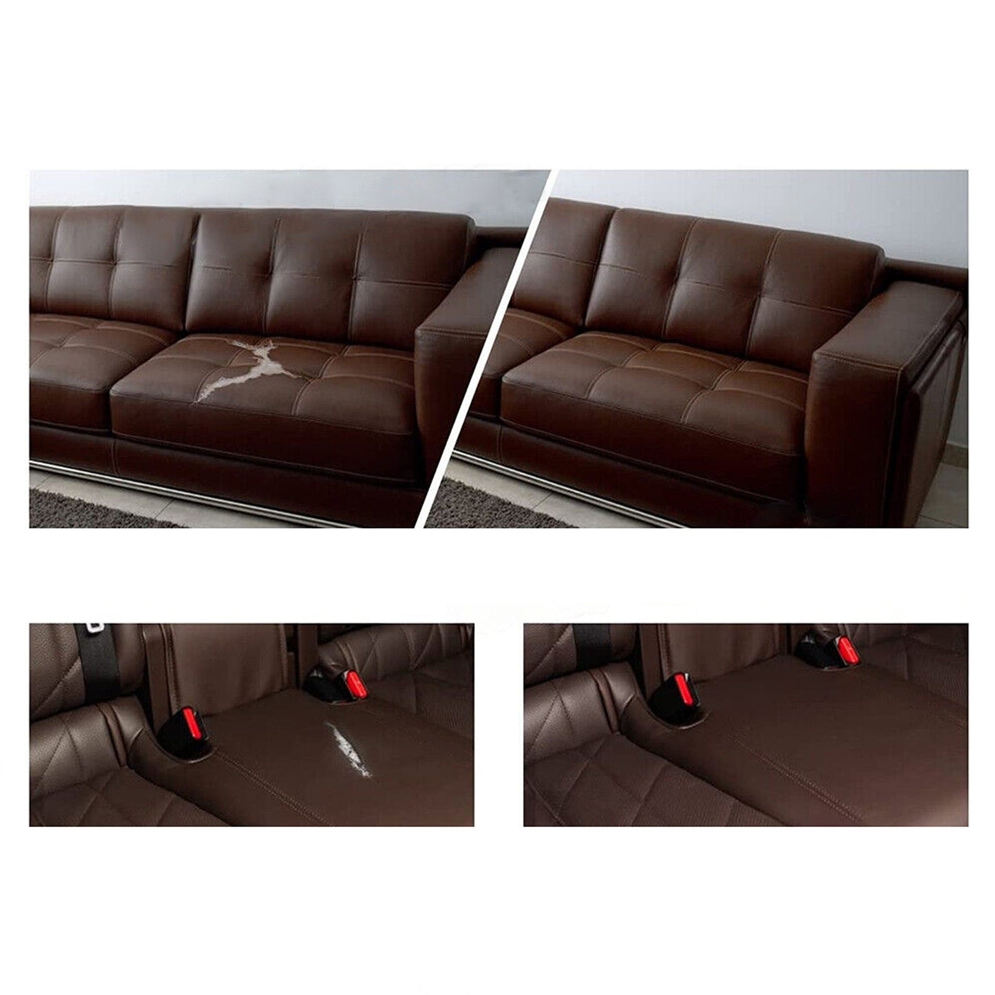 Brown Leather Couch Repair Kit Self Adhesive Renovation Stickers