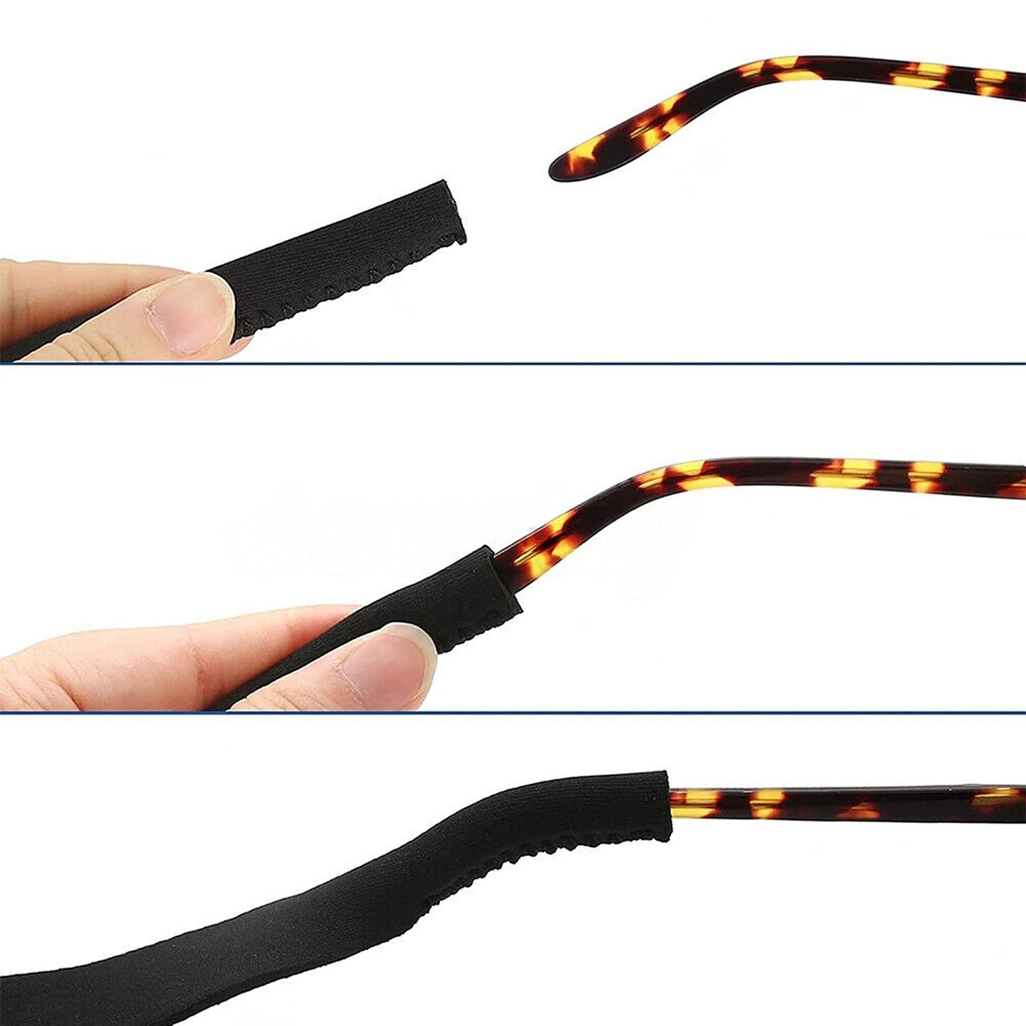 5pcs Neoprene Eyewear Sunglasses Strap Sports Band Glasses Neck Cord