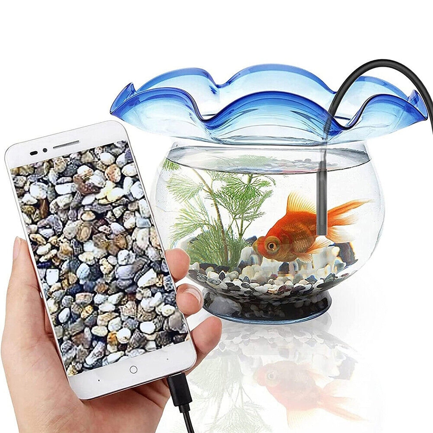 Endoscope Inspection Camera Waterproof USB Type-C Borescope for Android