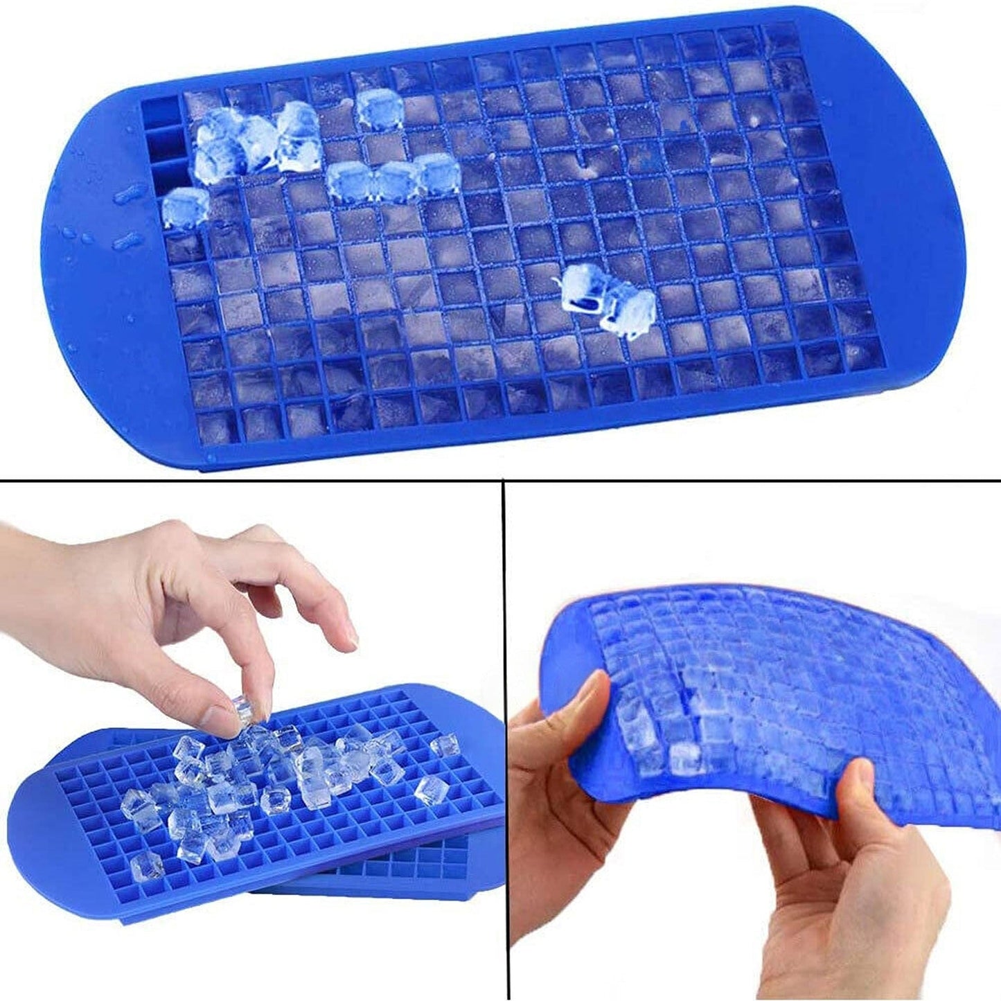2pcs Mini DIY Silicone Ice Cube Tray Small Maker Mold