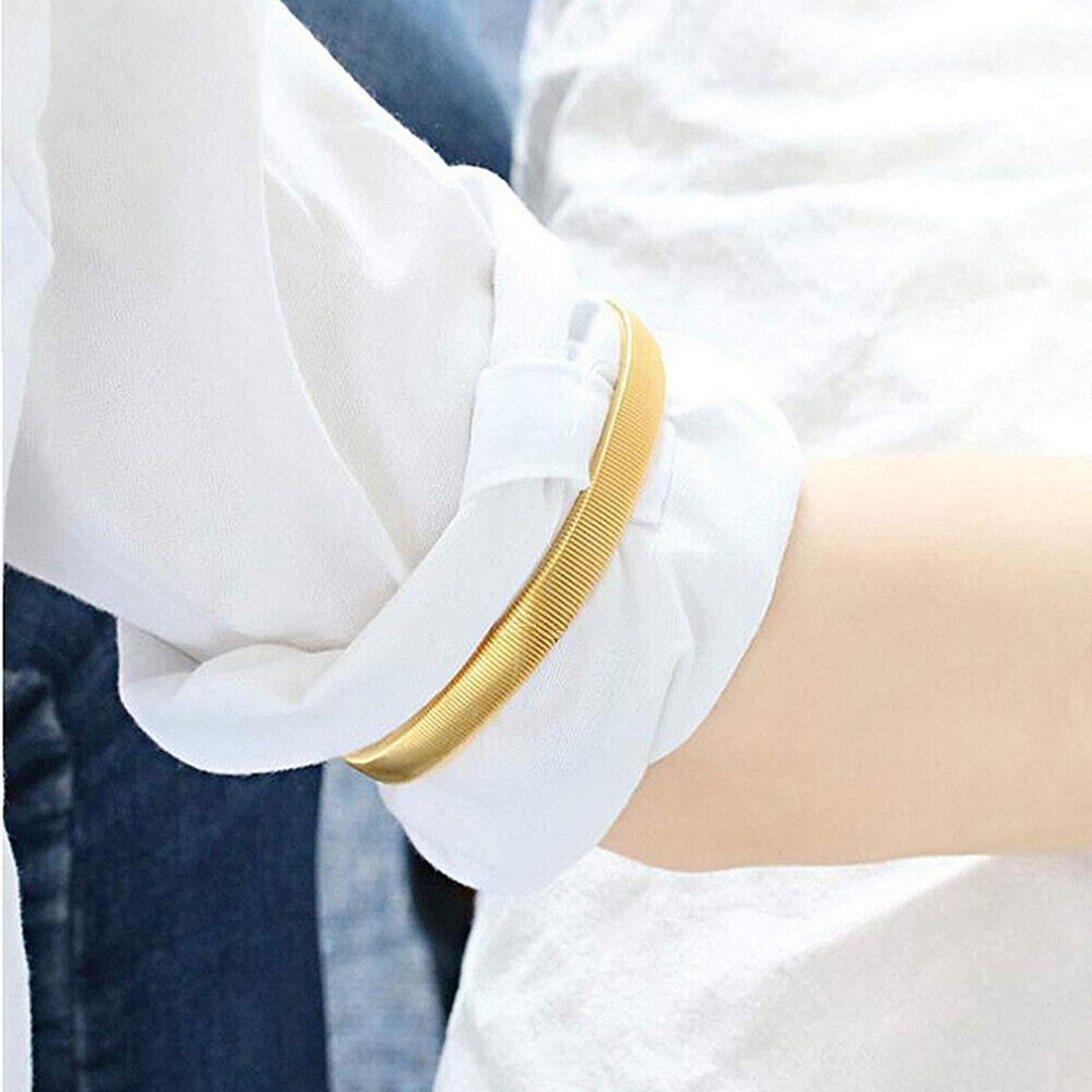 Fashion Elastic Armbands Unisex Anti-Slip Shirt Sleeve Holders