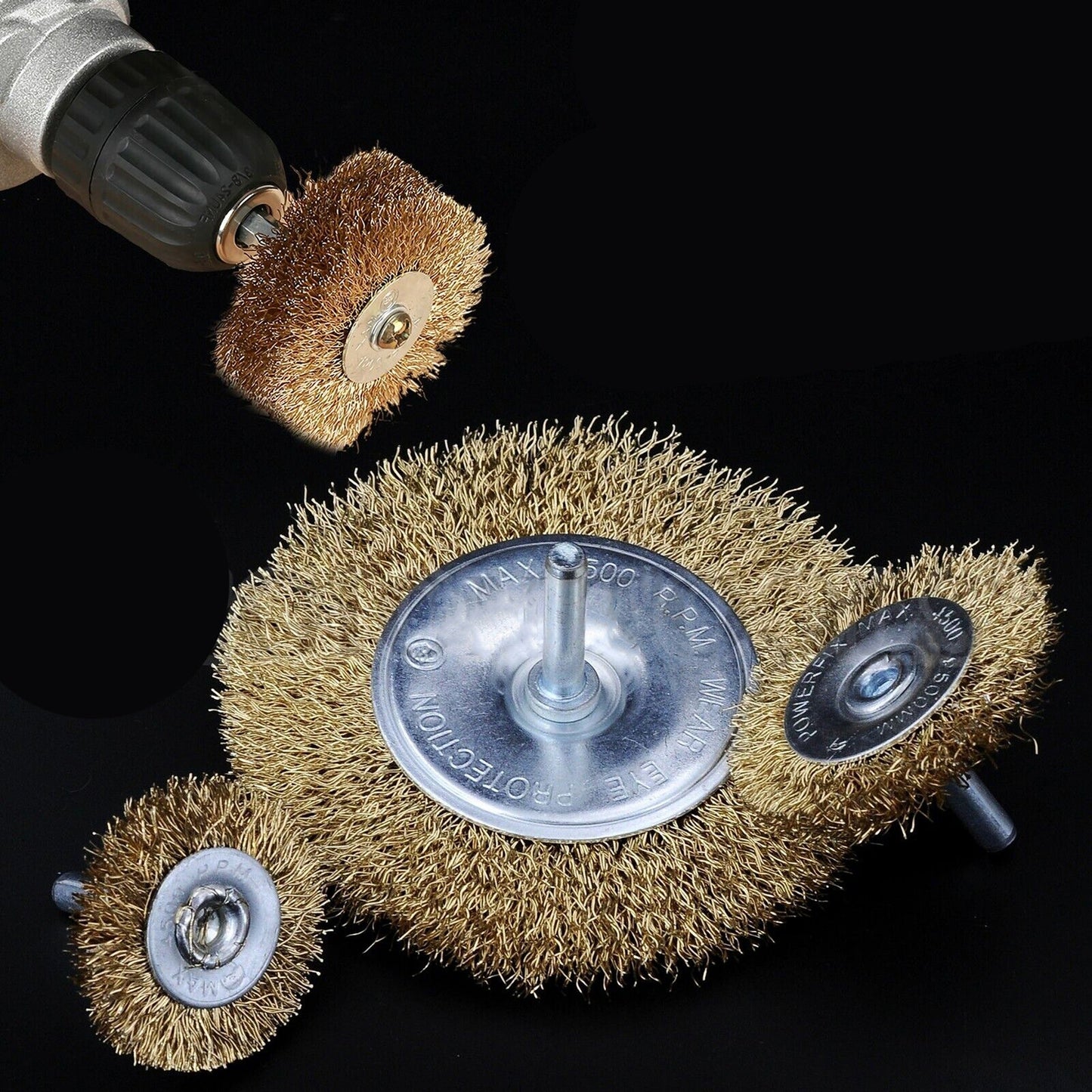 Flat End Brushes Wheel Wire Brush Cup for Shank Rotary Grinder Tools