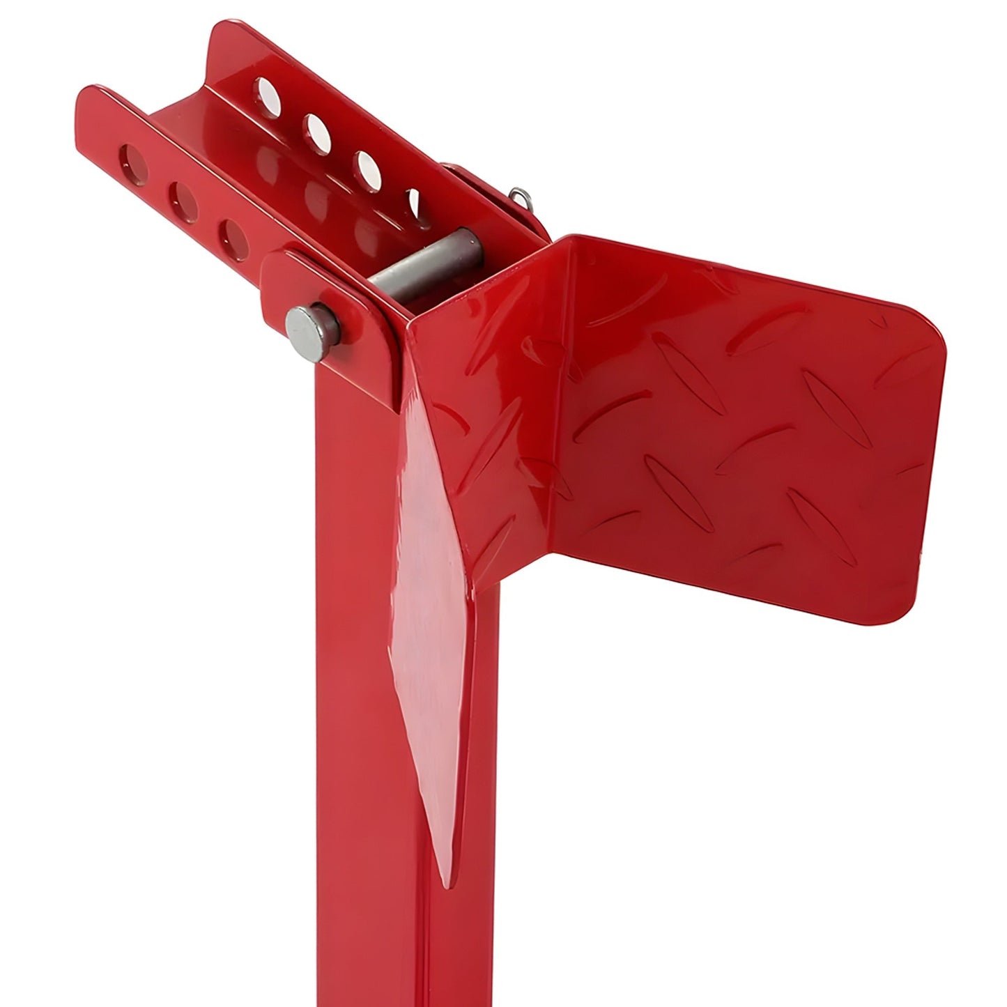Front Wheel Chock for Motorcycle Trailering and Storage Heavy-Duty