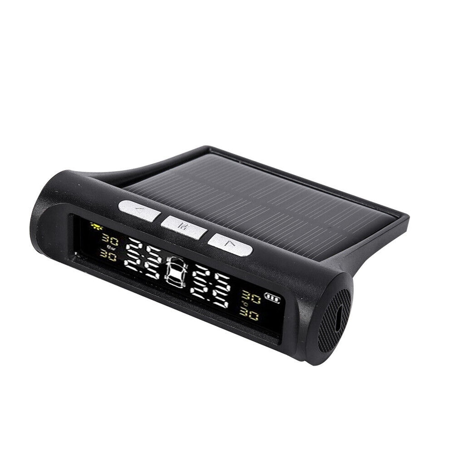TPMS Car Tire Pressure Monitoring System with Solar Charging and External Sensors