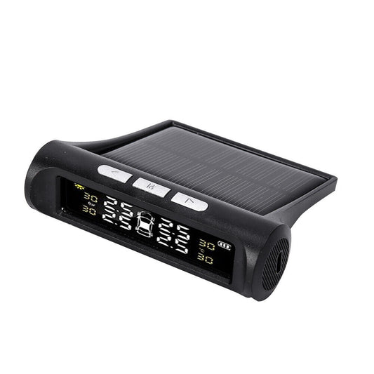 TPMS Car Tire Pressure Monitoring System with Solar Charging and External Sensors