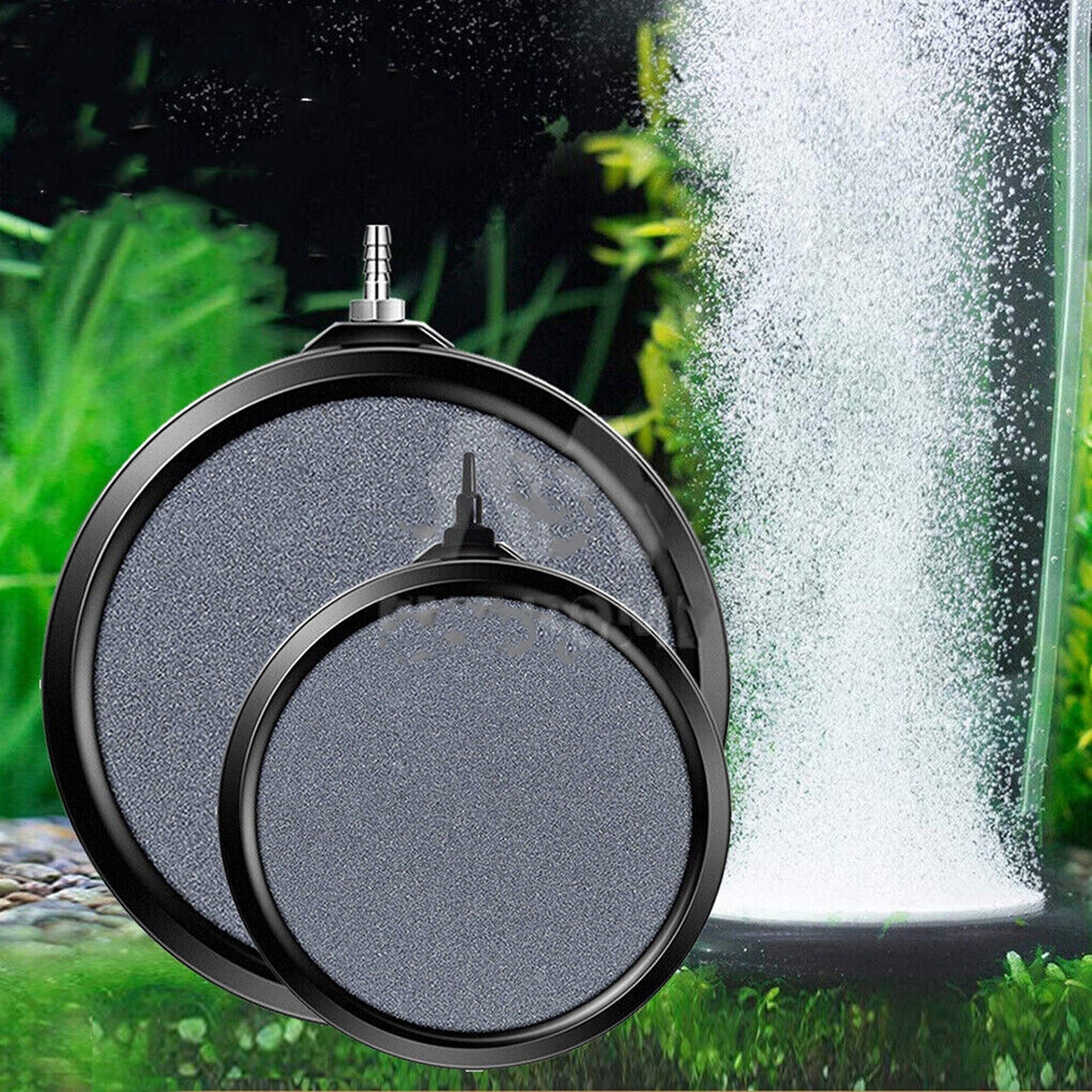 Round Airstone Disk for Aquarium Hydroponics and Fish Tank