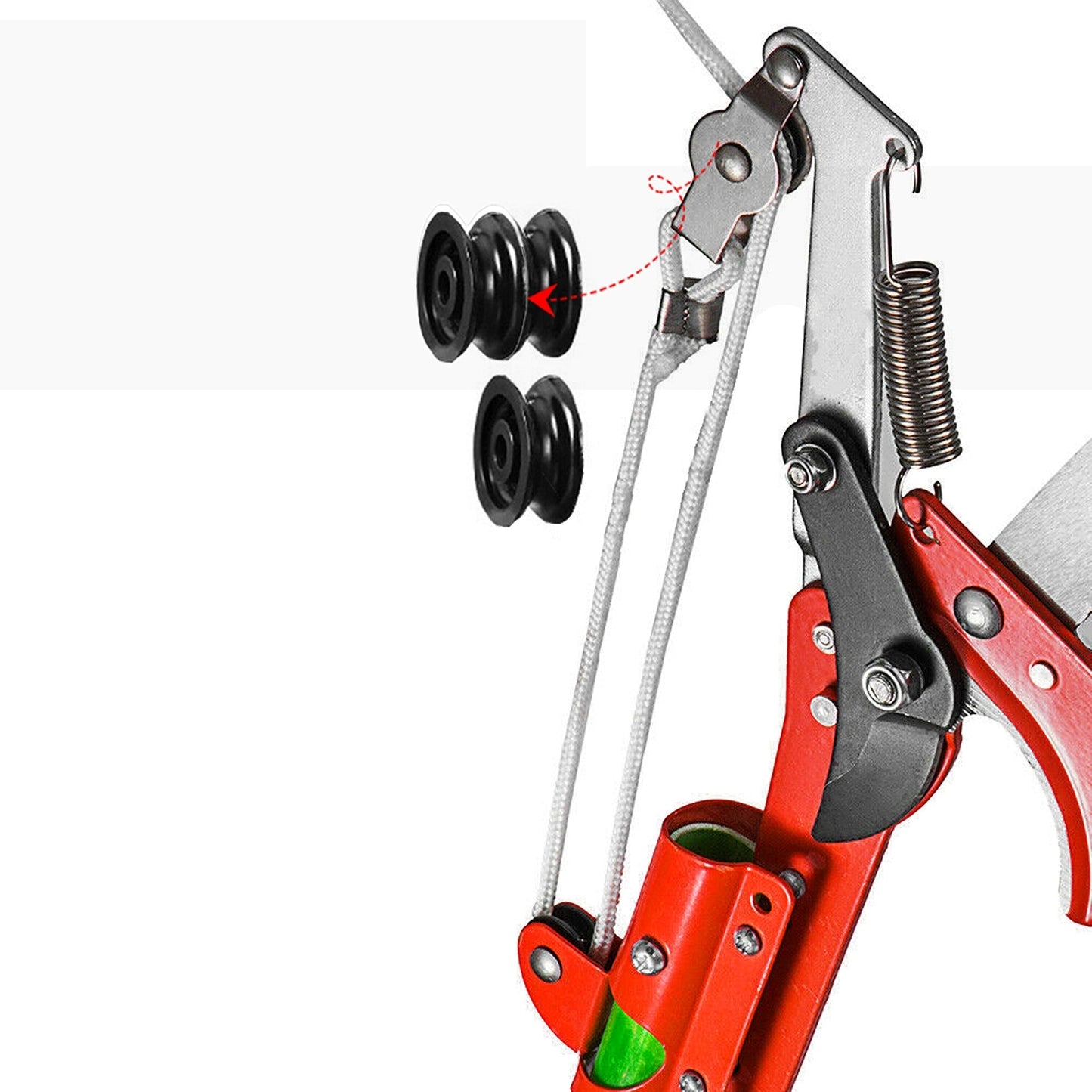 8m Extendable Tree Pruning Saw with Pole and Portable Storage Bag