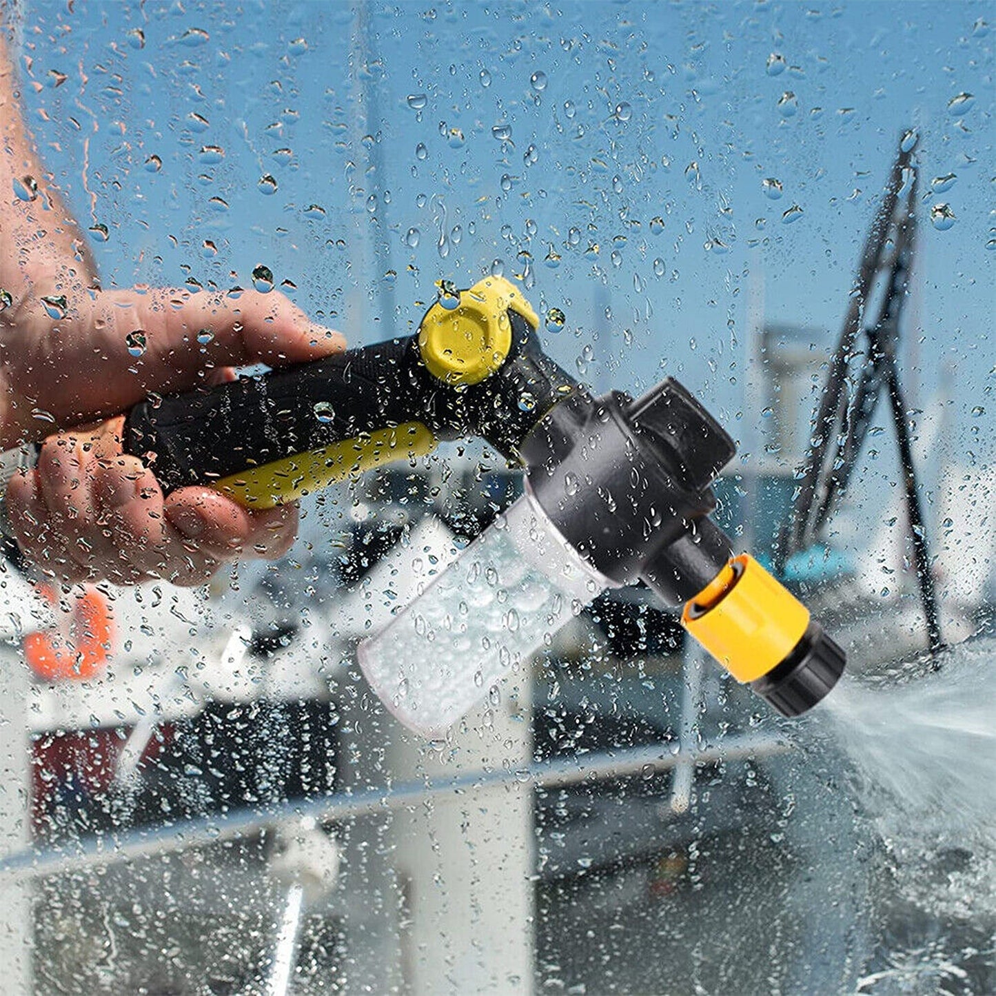 High Pressure Boat Engine Flush Mixer with Flow Valve