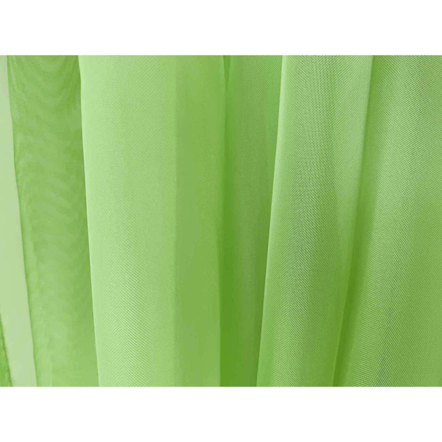 Organza Voile Sheer Curtain with Rod Pocket for Window Draping