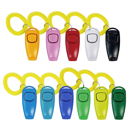 Puppy Training Set Dog Whistle Clicker Combo for Barking and Obedience