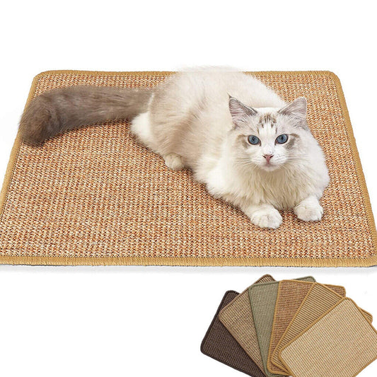 Natural Sisal Cat Scratcher Board for Sofa and Couch Protection