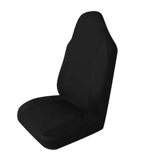 Car Front Seat Cover Protector Universal Anti Slip Black