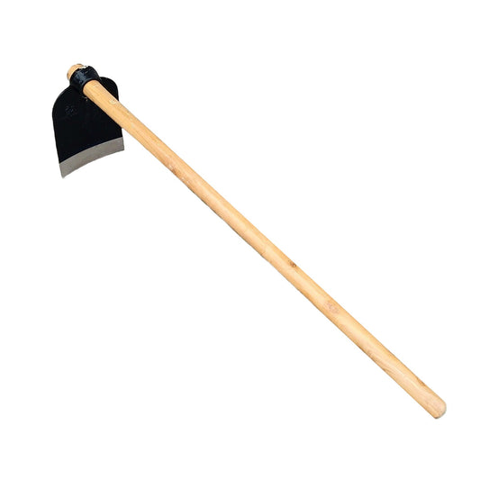 120cm Wooden Handle Flat Mattock Flat Hoe Gardening Farming Hand Tool