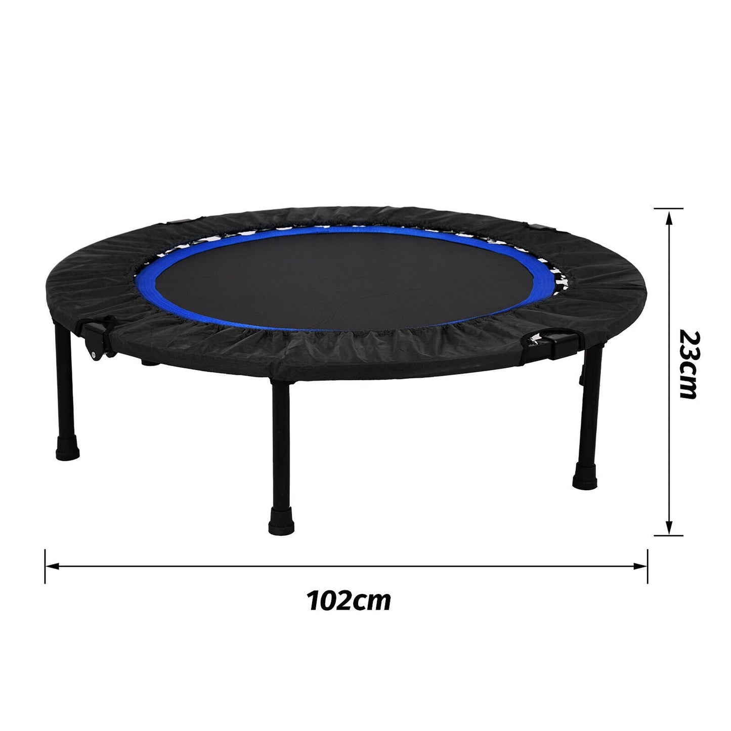 Indoor Mini Trampoline for Home Gym Cardio and Fitness Training