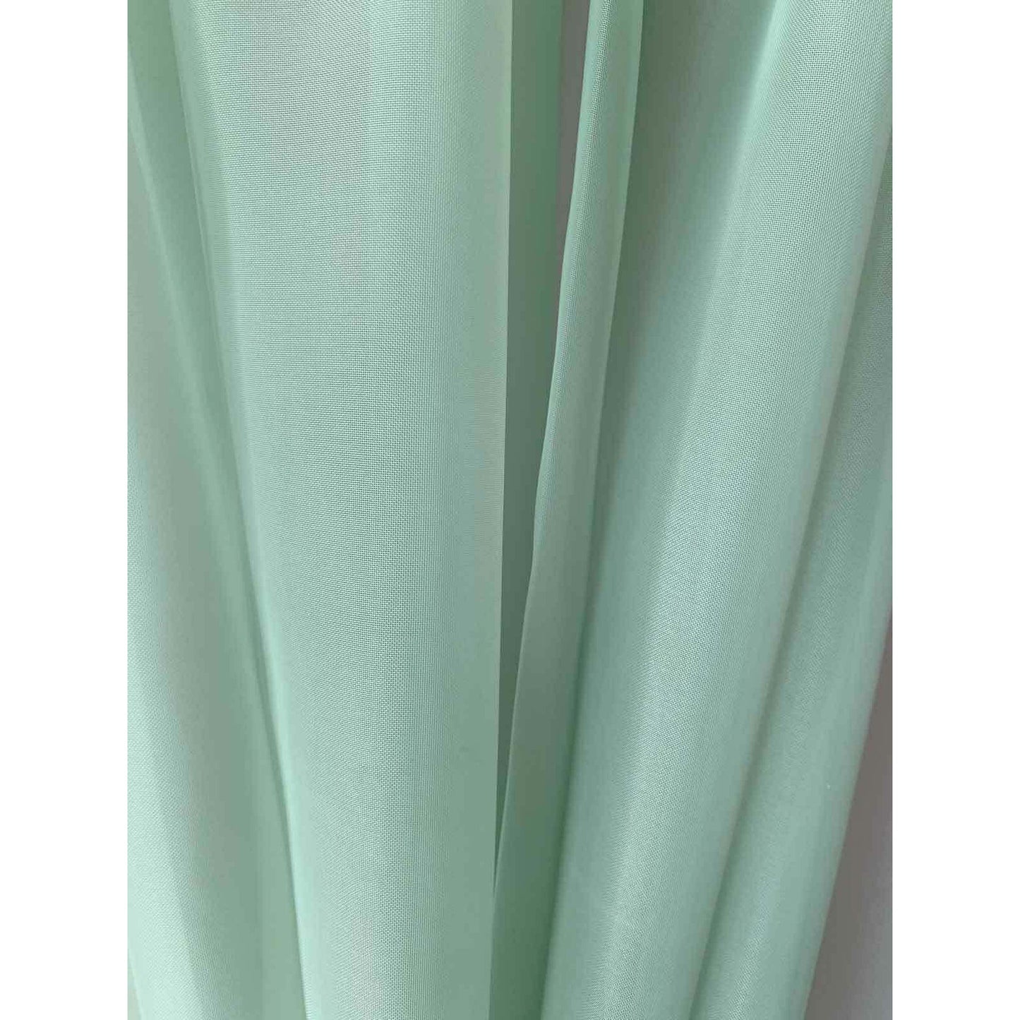 Organza Voile Sheer Curtain with Rod Pocket for Window Draping