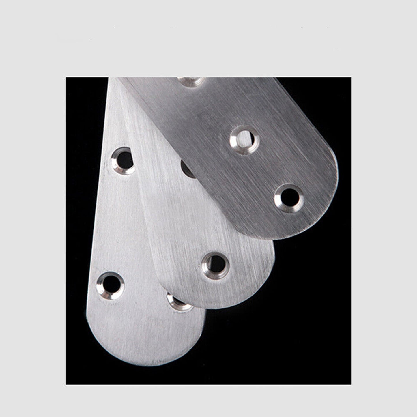 10pcs Stainless Steel Flat Straight Brace for Repair and Protection