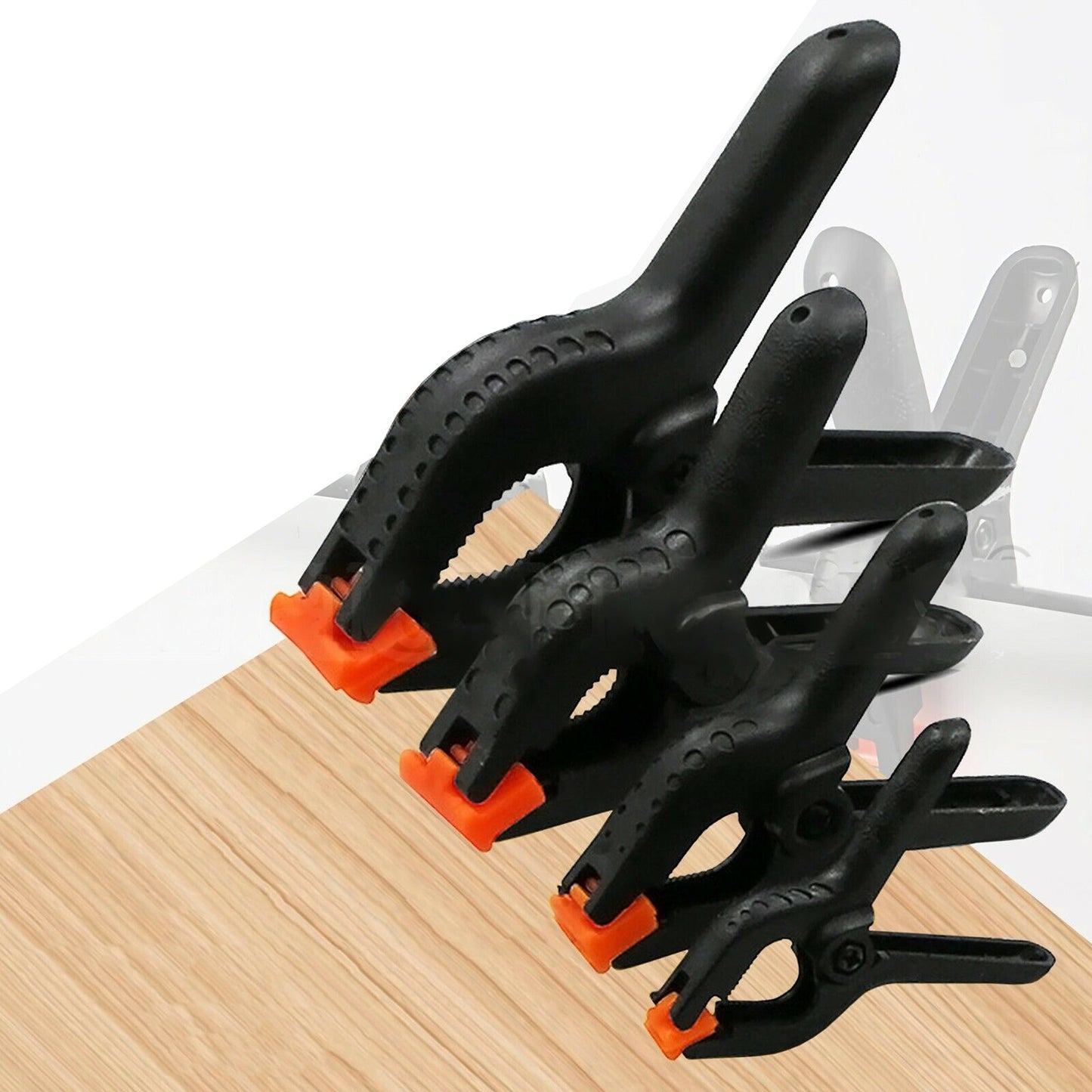 12pcs Quick Grip Nylon Spring Clamps for DIY Woodworking Photography