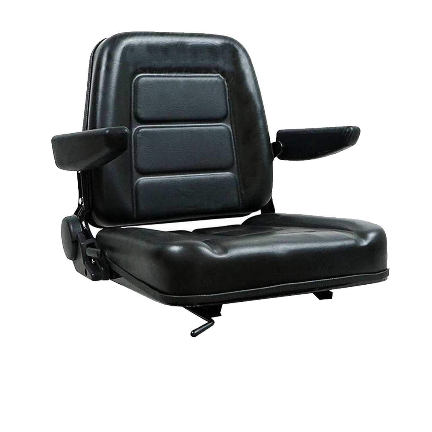 Adjustable Forklift and Tractor Seat with Universal Suspension Backrest