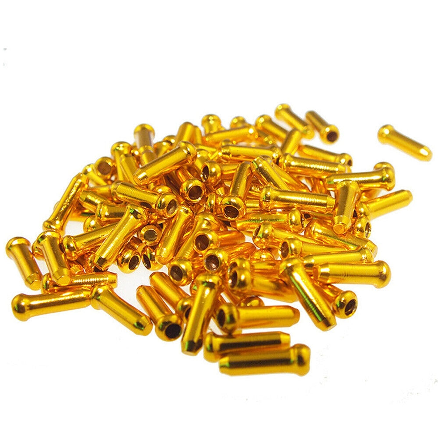 12pcs Alloy Crimp Ferrules for MTB Road Bike Brake Cables
