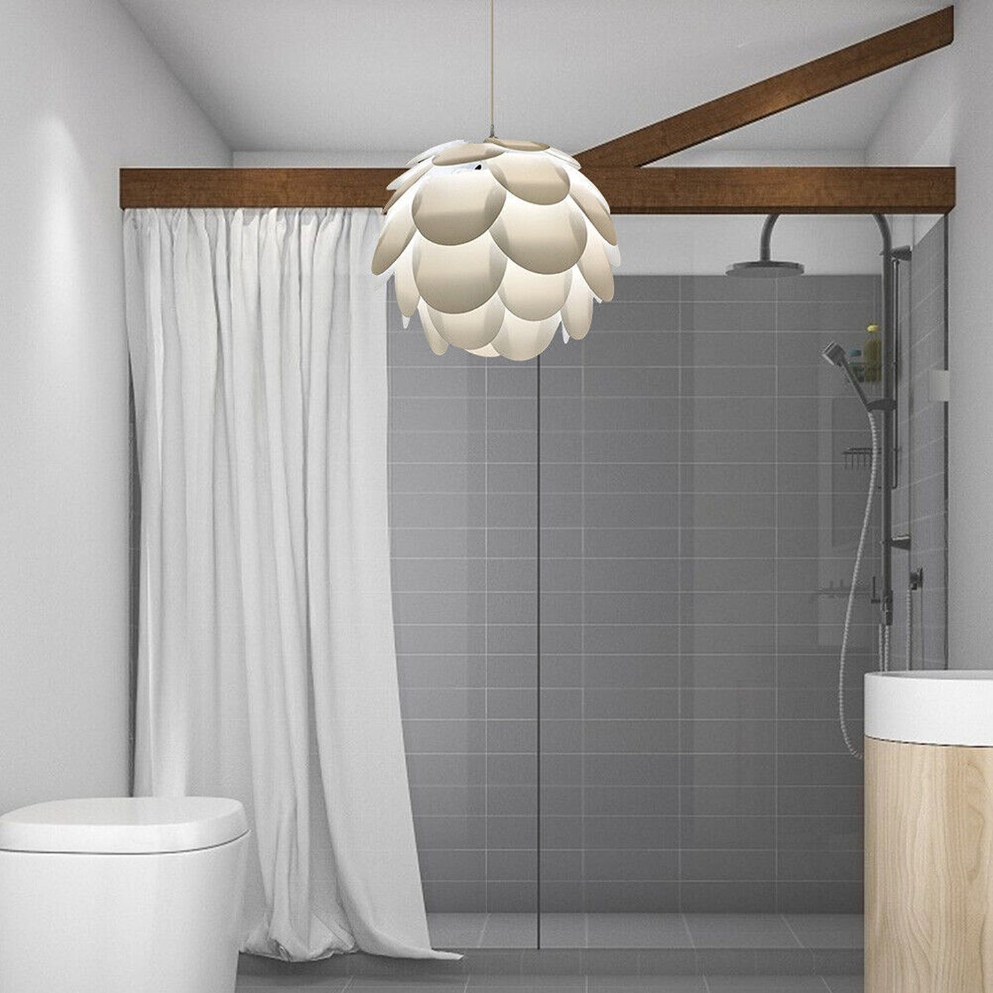 Nordic Origami Paper Lamp Shade Modern Pendant Chandelier Decor