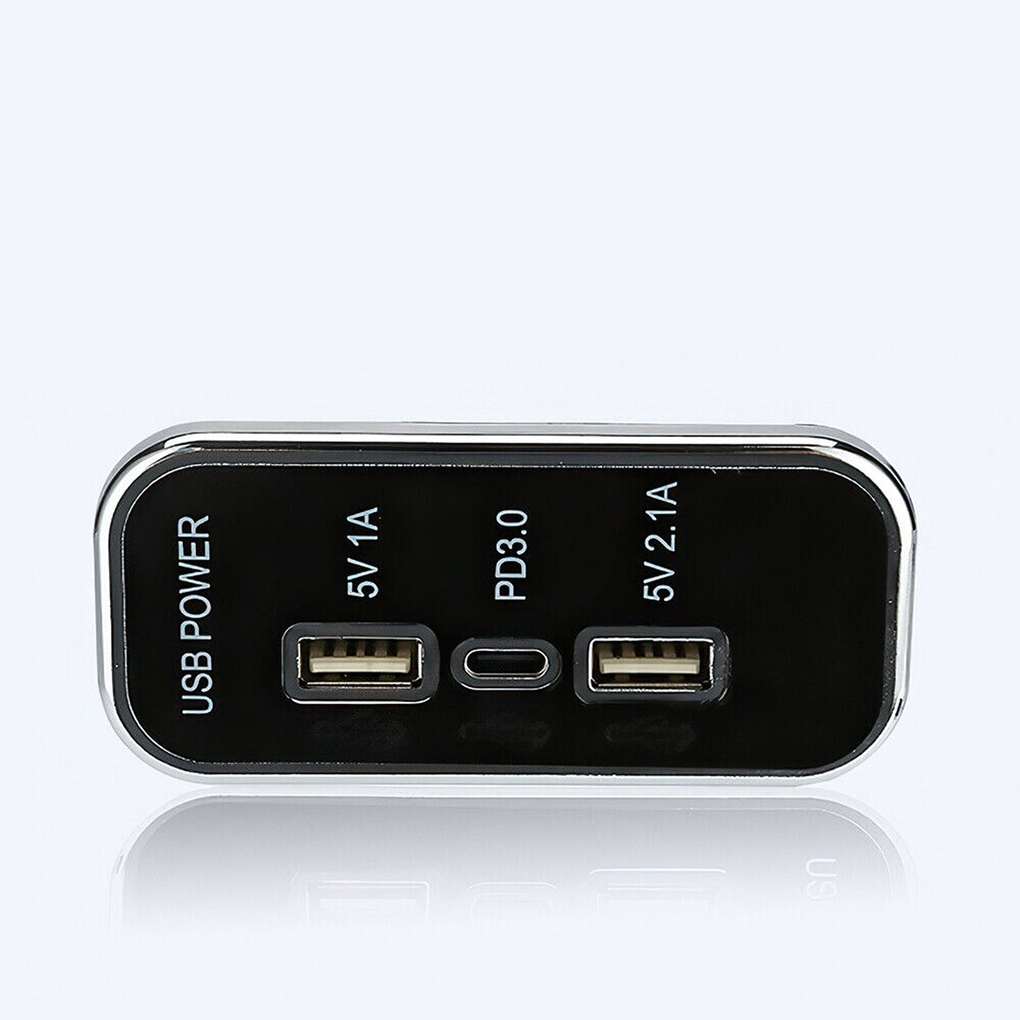 36W Dual USB PD Car Charger Adapter with 3 Ports Charging Socket Panel
