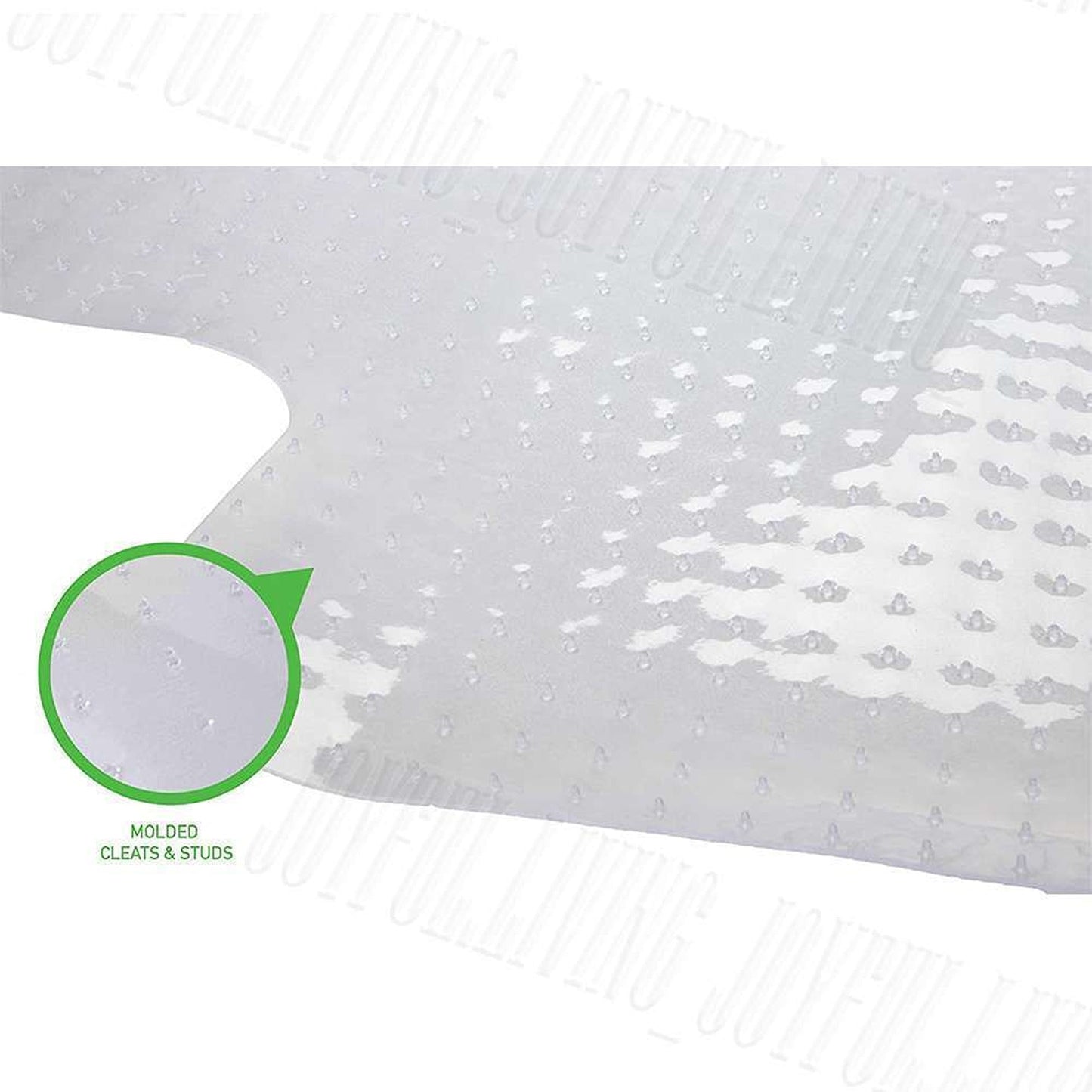 PVC Plastic Clear Floor Mat for Office Chair Non Slip Desk Carpet Protector