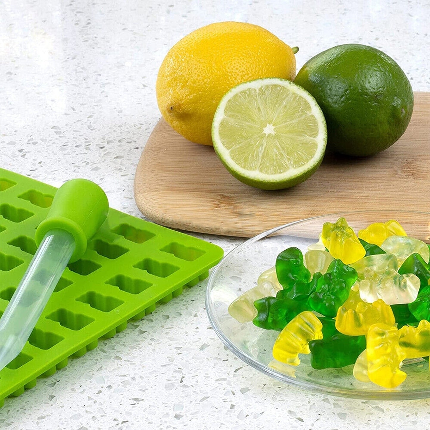 Gummy Bear Silicone Chocolate Mold Ice Cube Candy Jelly Baking Tray