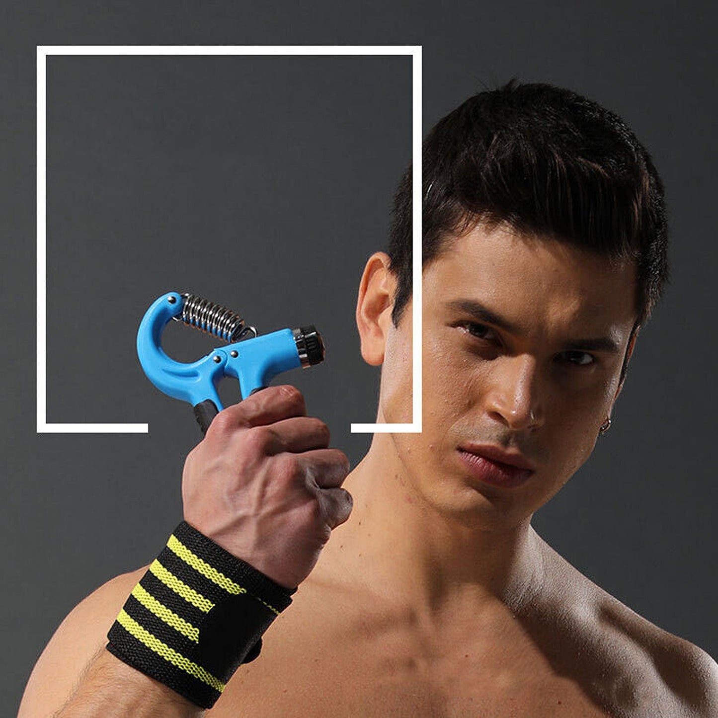 Forearm Exerciser Adjustable Power Hand Grip 5-60Kg Strengthener