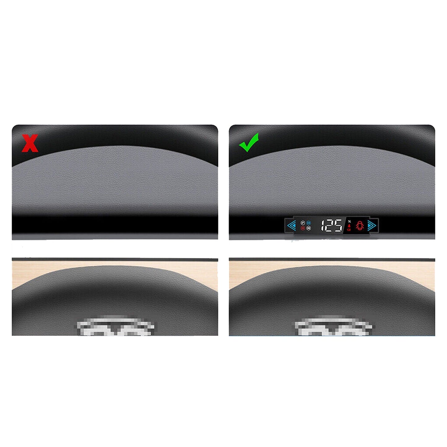 Mini HUD Display Heads Up Speedometer Tesla Model 3 Y Design