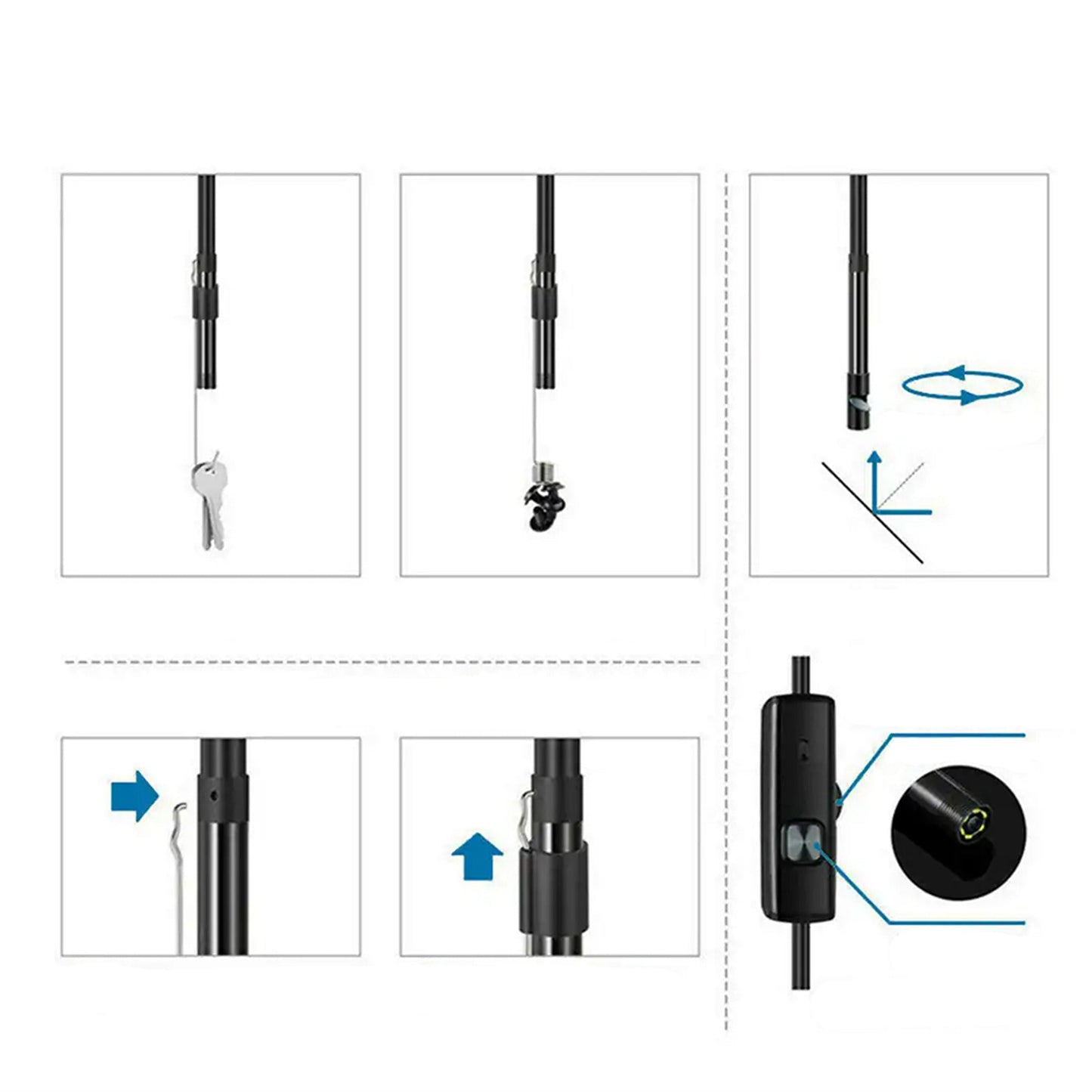 USB Type-C HD Endoscope for Android Waterproof Borescope Camera