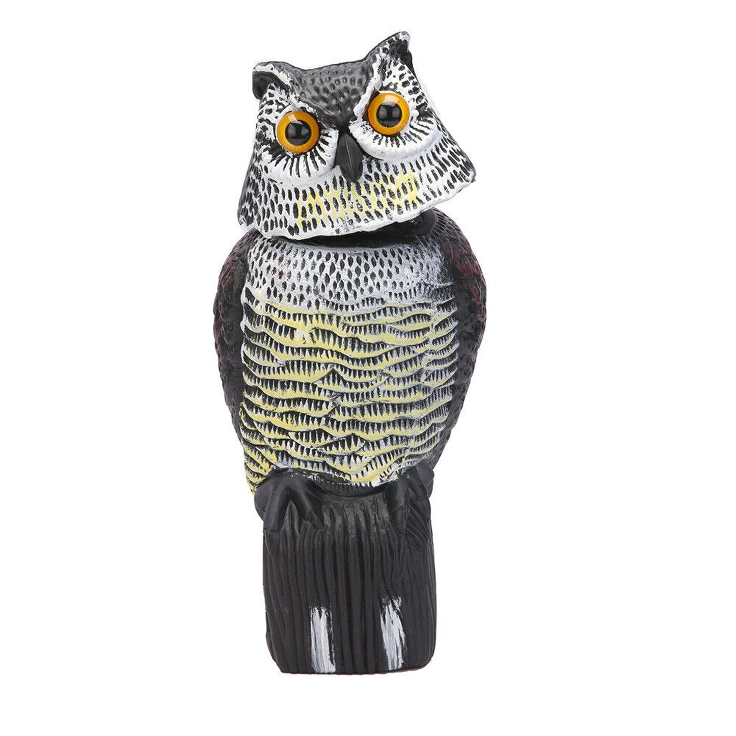 Owl Decoy Bird Repeller for Gardens Realistic Pigeon Deterrent