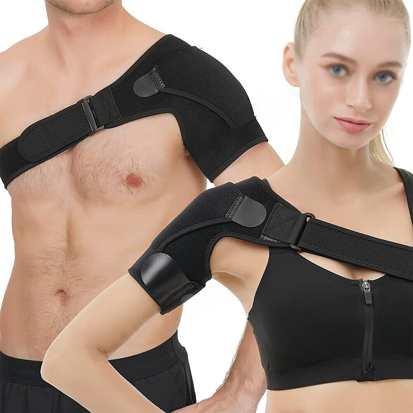 Compression Shoulder Support Bandage Sports Brace Protector Strap