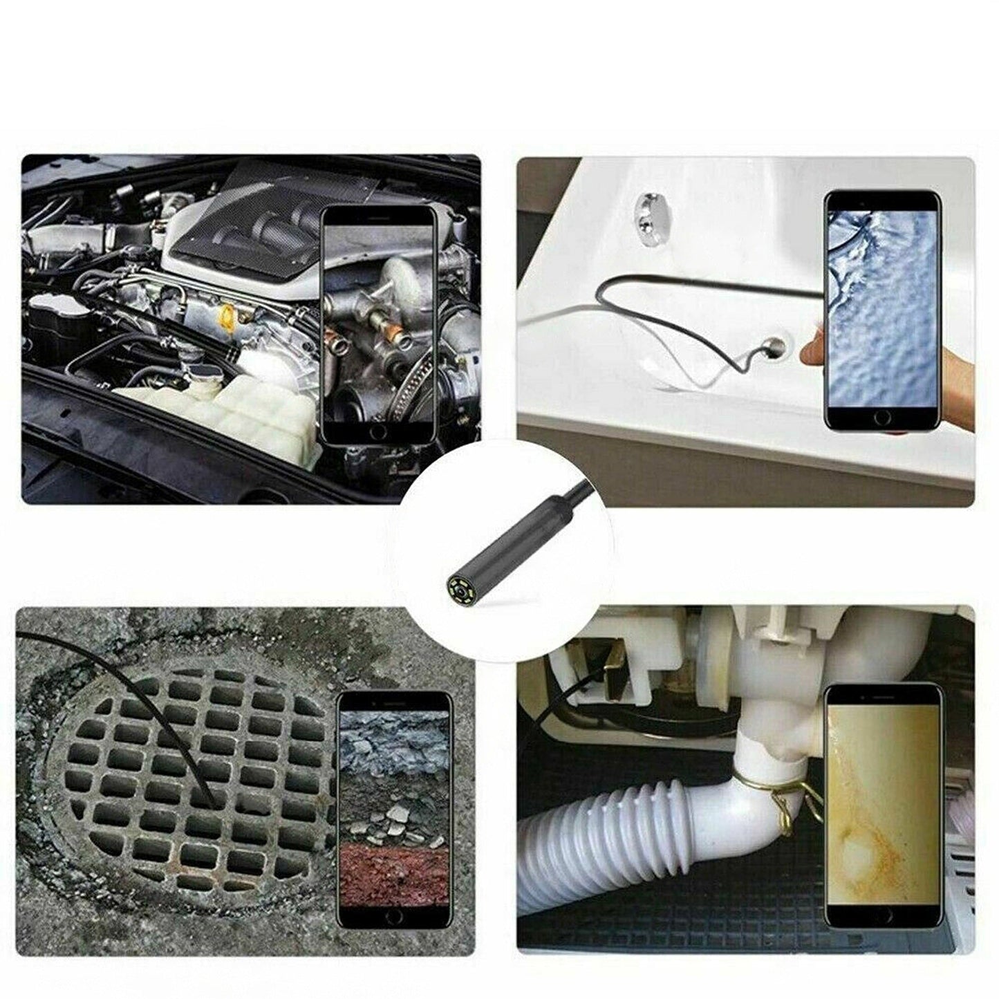 Endoscope Inspection Camera Waterproof USB Type-C Borescope for Android