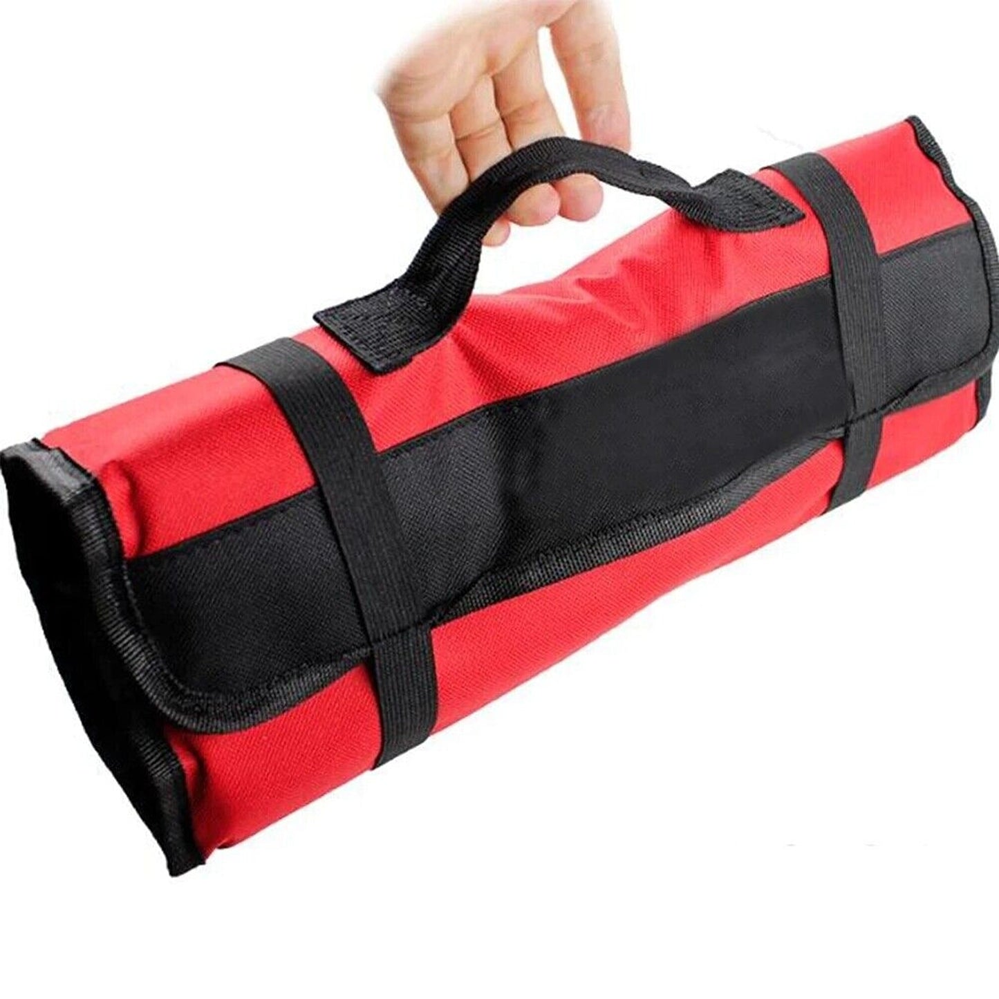 Canvas Wrench Roll Up Tool Bag with 22 Storage Pockets