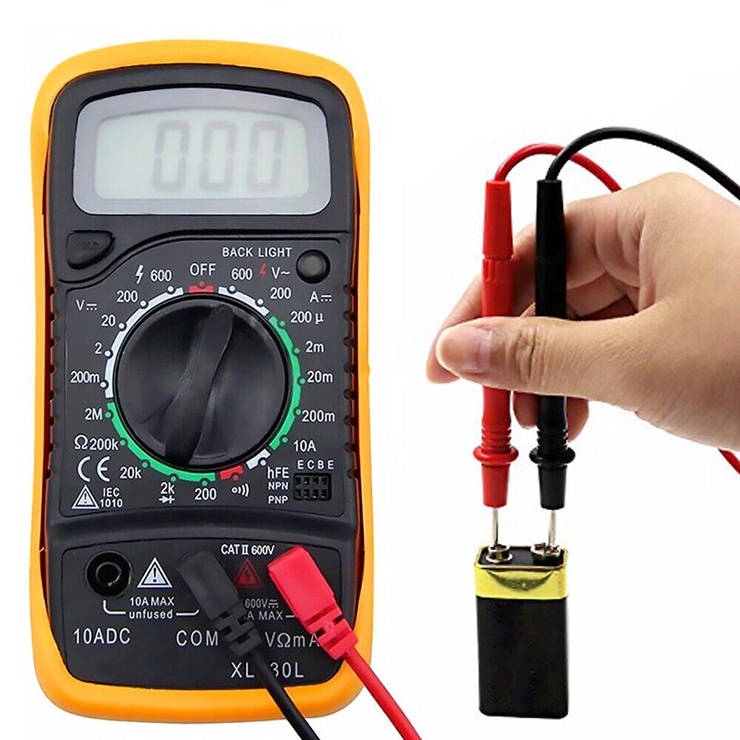 AC DC Electric Multimeter LCD Digital Meter Voltmeter OHM Multi Tester
