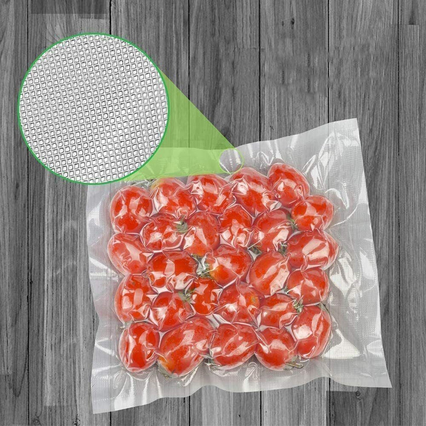 100x Pre cut Vacuum Sealer Bags Food Storage Heat Seal Saver