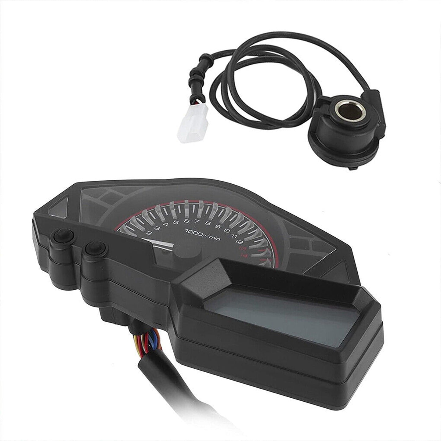 Speedometer Odometer Tachometer Motorcycle LCD Fuel Gauge Ninja
