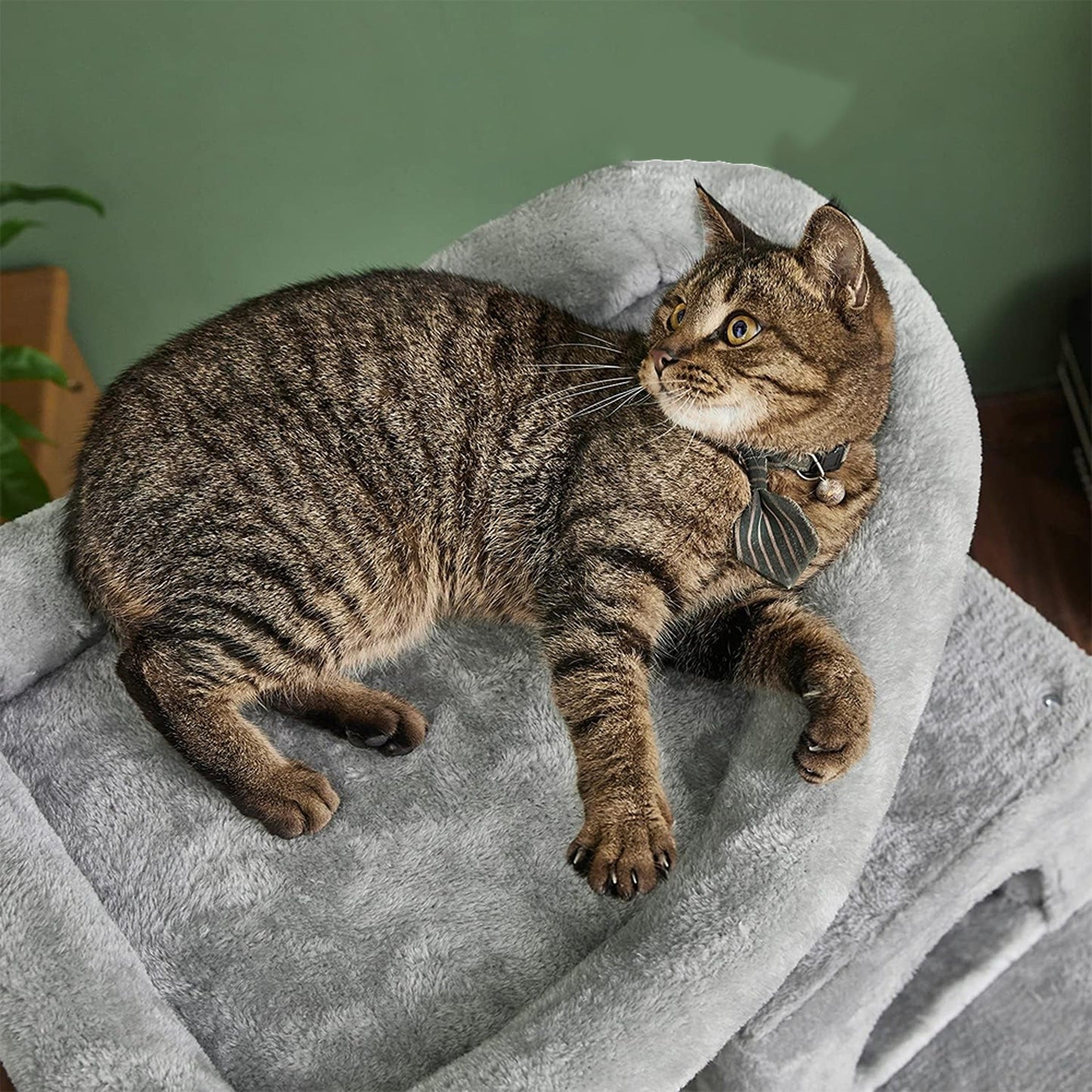 143cm Cats Condo House Cat Tree Tower with Scratching Post and Toys