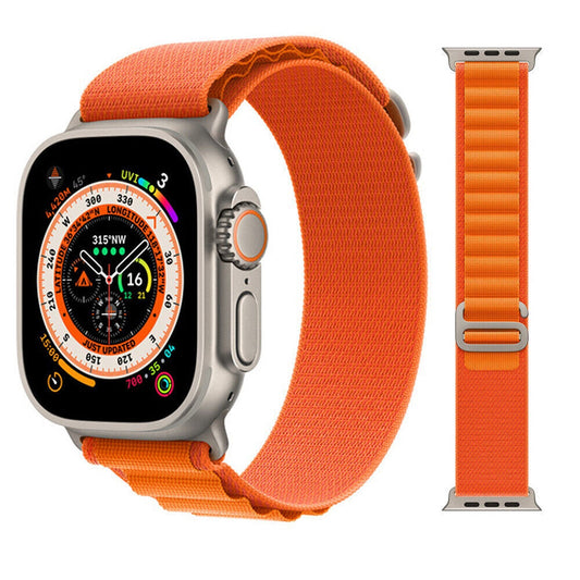 Alpine Loop Orange For Apple Watch Band Strap Series 9 8 7 40 44 41 45 49mm Alpine Trail Loop