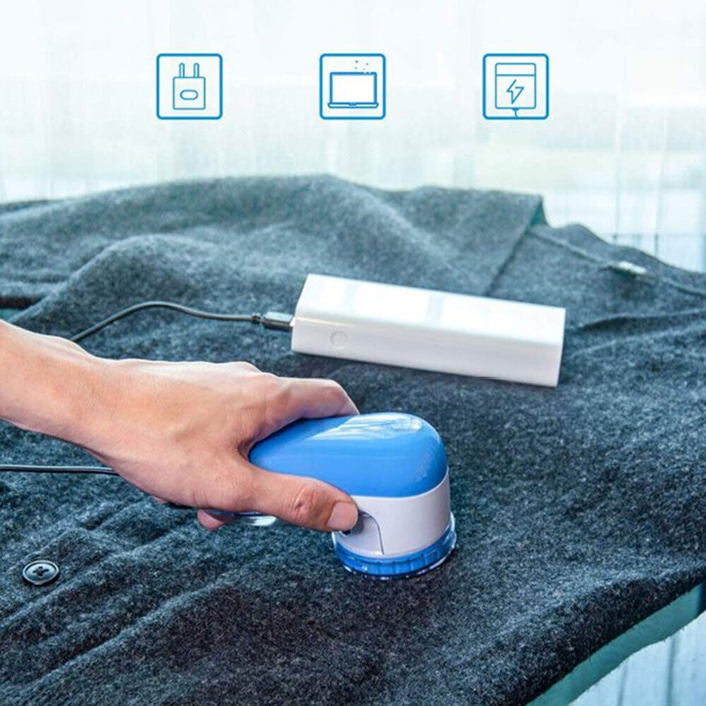 USB Electric Lint Shaver for Clothes Portable Fabric Fuzz Remover