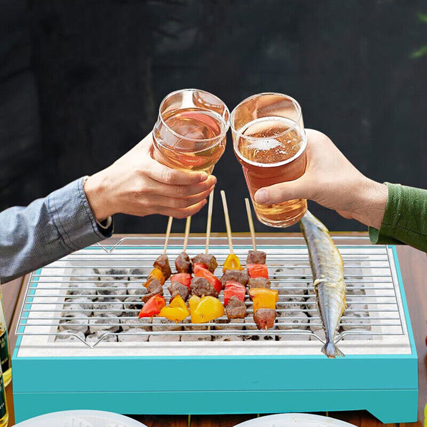 Instant Charcoal Grill Disposable BBQ for Outdoor Use