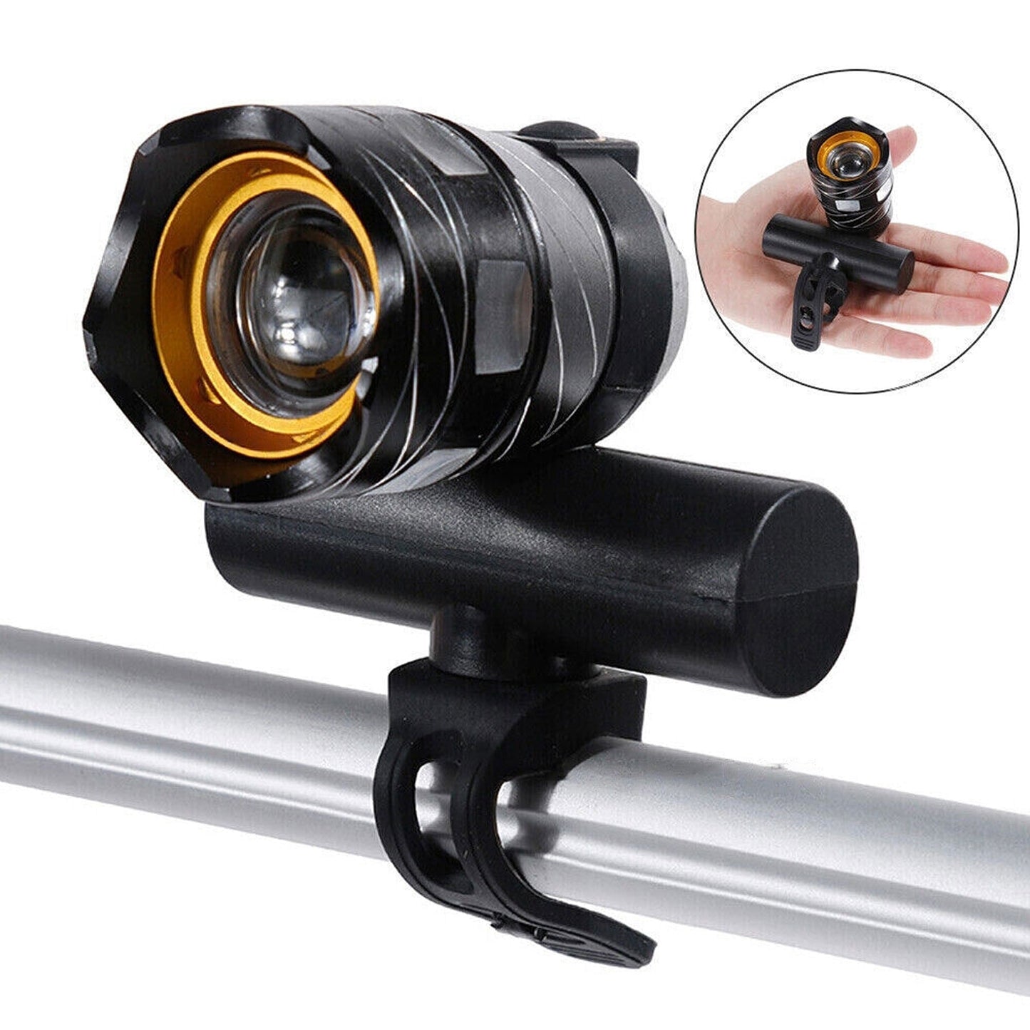Waterproof USB Rechargeable Bicycle Light LED Front Back Headlight Bike